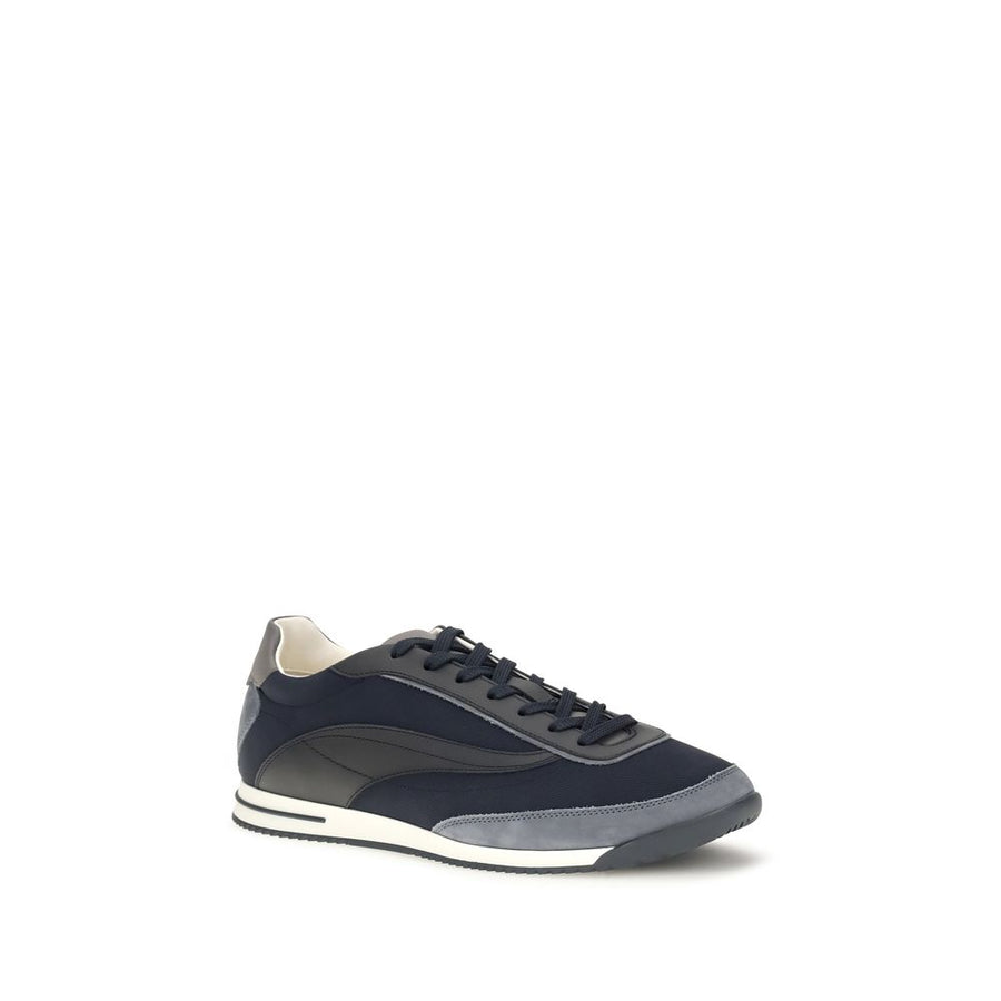 Brunello Cucinelli Blue Suede Sneakers