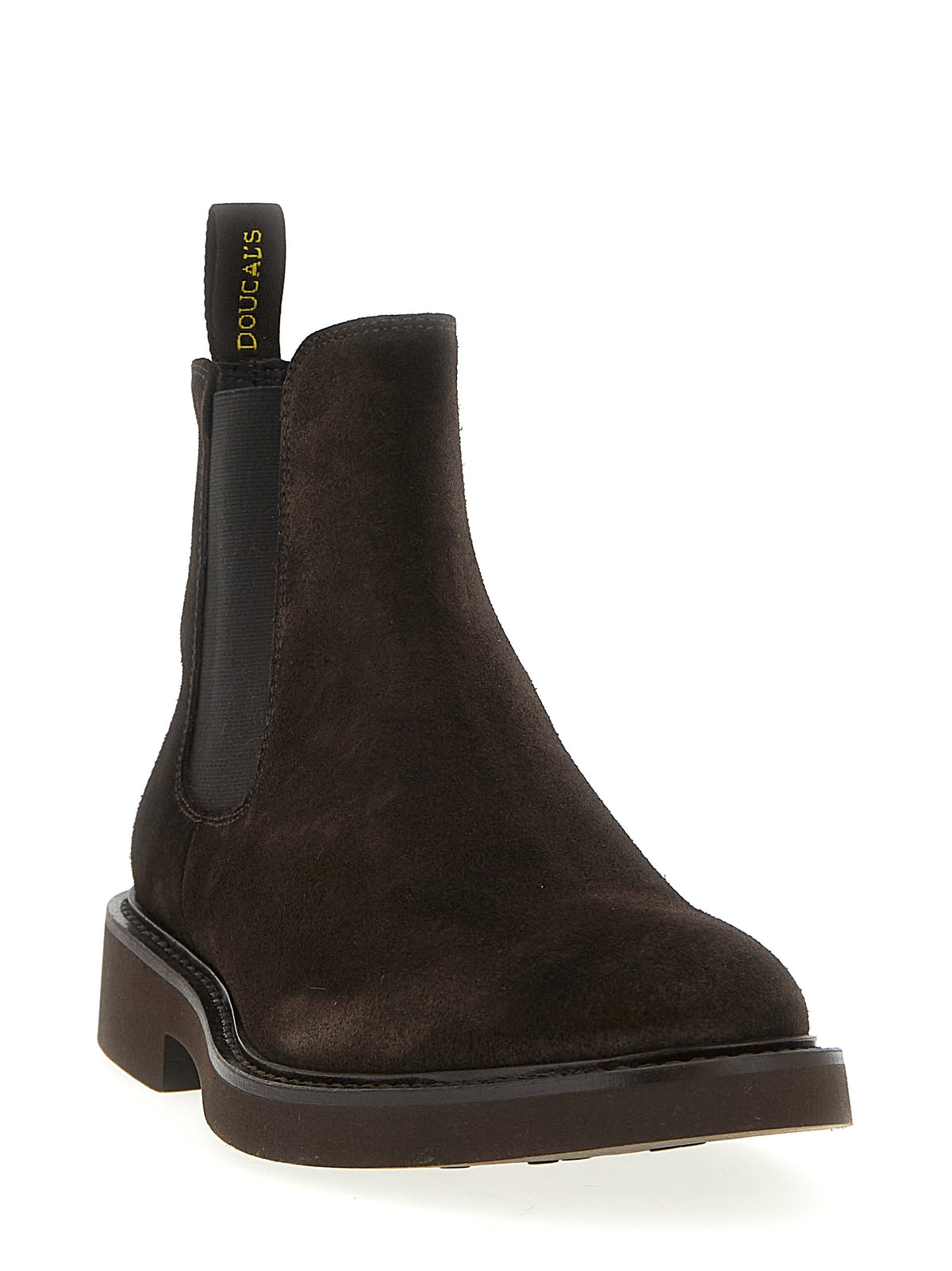 Doucal's brown calf leather Chelsea boots
