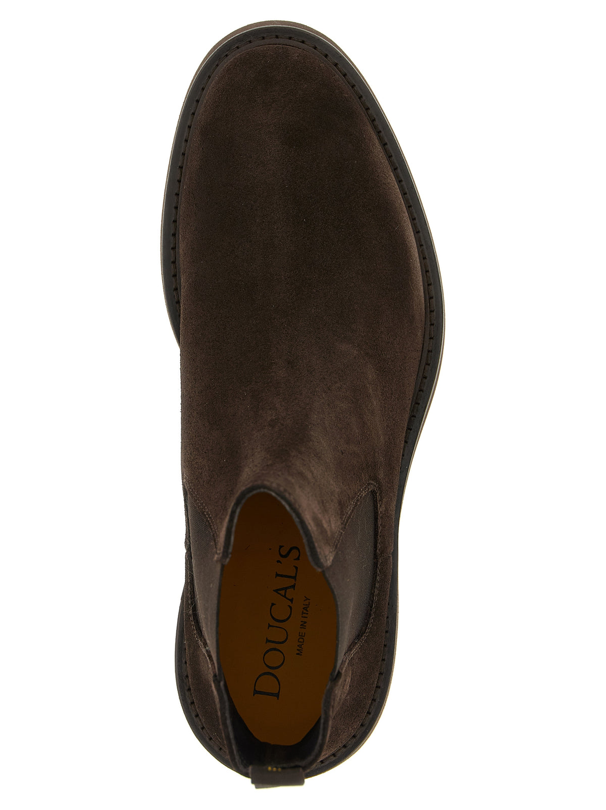 Doucal's brown calf leather Chelsea boots