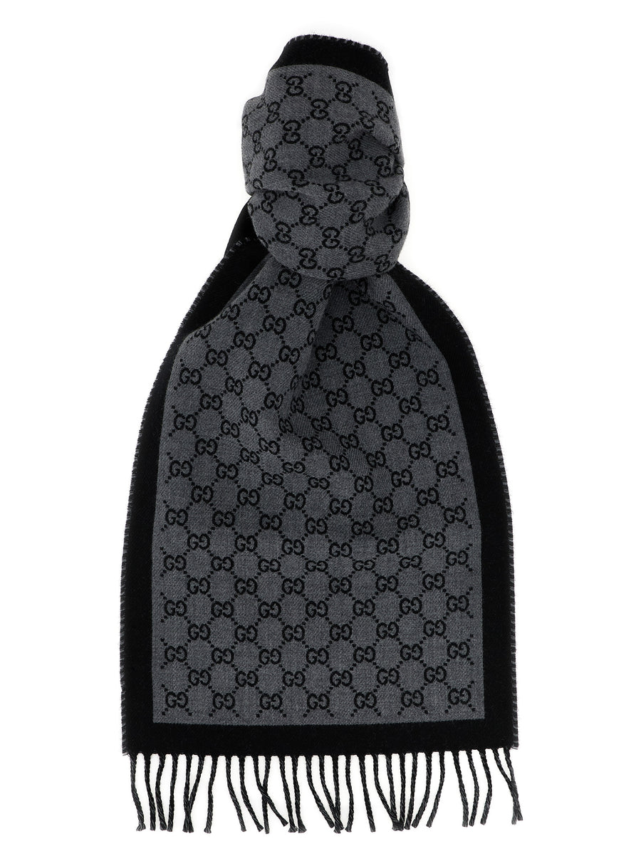 Gucci Grauer Wollschal