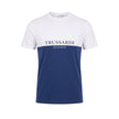 Trussardi Beachwear Blu Baumwoll-T-Shirt für Herren