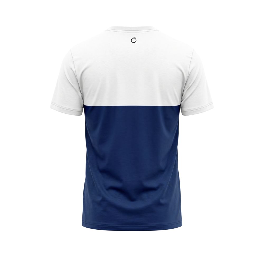 Trussardi Beachwear Blu Baumwoll-T-Shirt für Herren