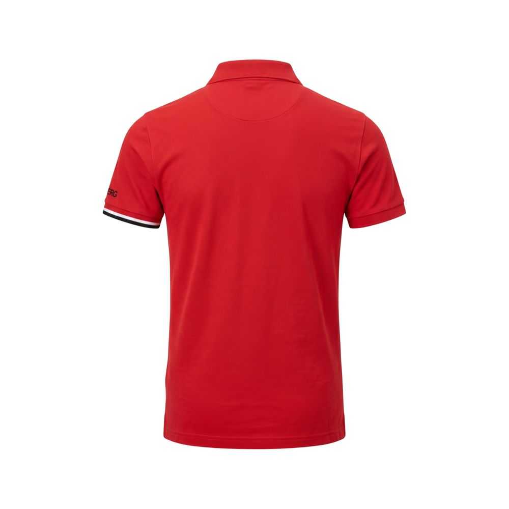 Iceberg Red Men's Cotton Polo Shirt