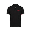 Iceberg Schwarzes Herren-Poloshirt aus Baumwolle