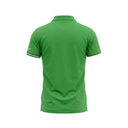 Iceberg grünes Herren-Poloshirt aus Baumwolle mit kurzem Ärmel und Brustlogo
