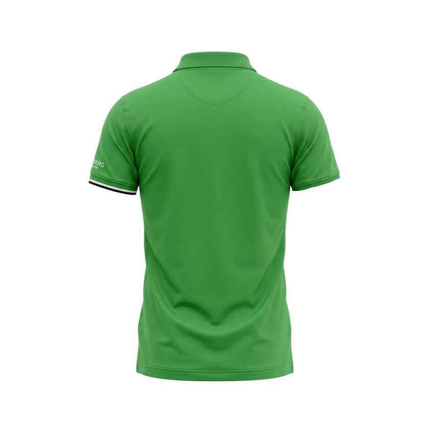 Iceberg Grünes Herren-Poloshirt aus Baumwolle