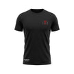 Iceberg Schwarzes Baumwoll-T-Shirt für Herren