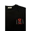 Iceberg Schwarzes Baumwoll-T-Shirt für Herren