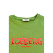 Iceberg Grünes Baumwoll-T-Shirt für Herren