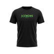 Iceberg Schwarzes Baumwoll-T-Shirt für Herren