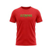 Iceberg Rotes Baumwoll-T-Shirt für Herren