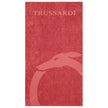 Trussardi Beachwear Rotes Baumwoll-Herren-Badetuch