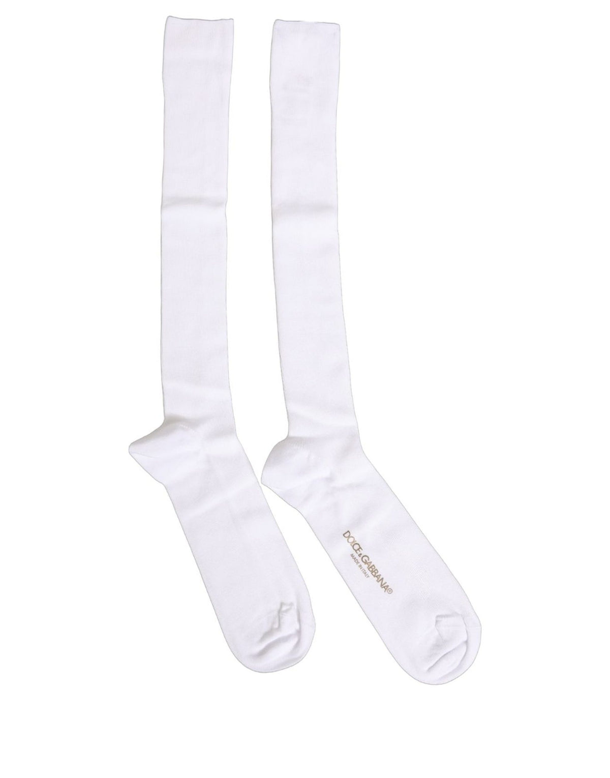 Dolce & Gabbana Herren Socken über der Wade aus Viskose in Weiß