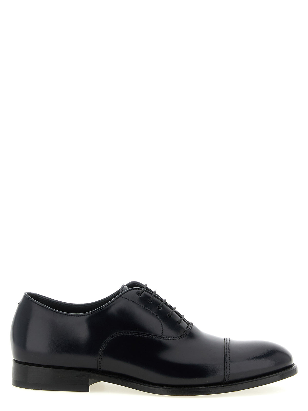 Doucal's Black Oxford and Derby Lambskin Shoes