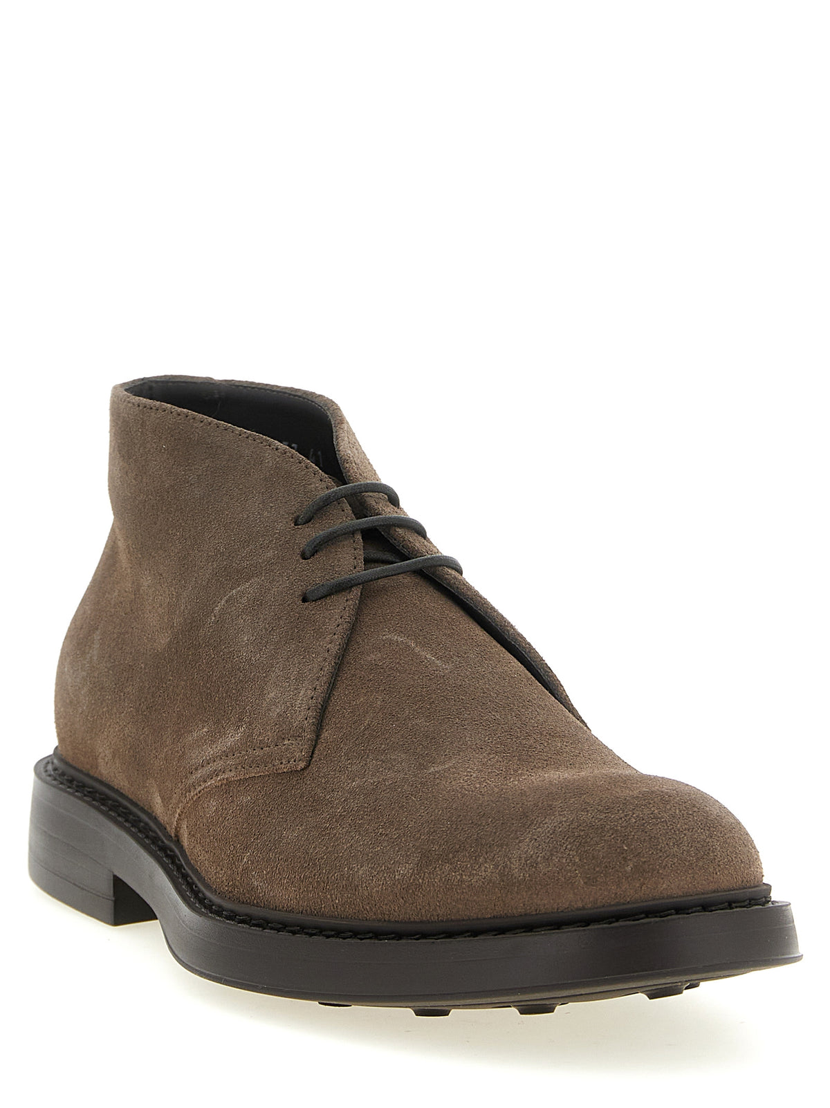 Doucal's Brown Goatskin Ankle Boots