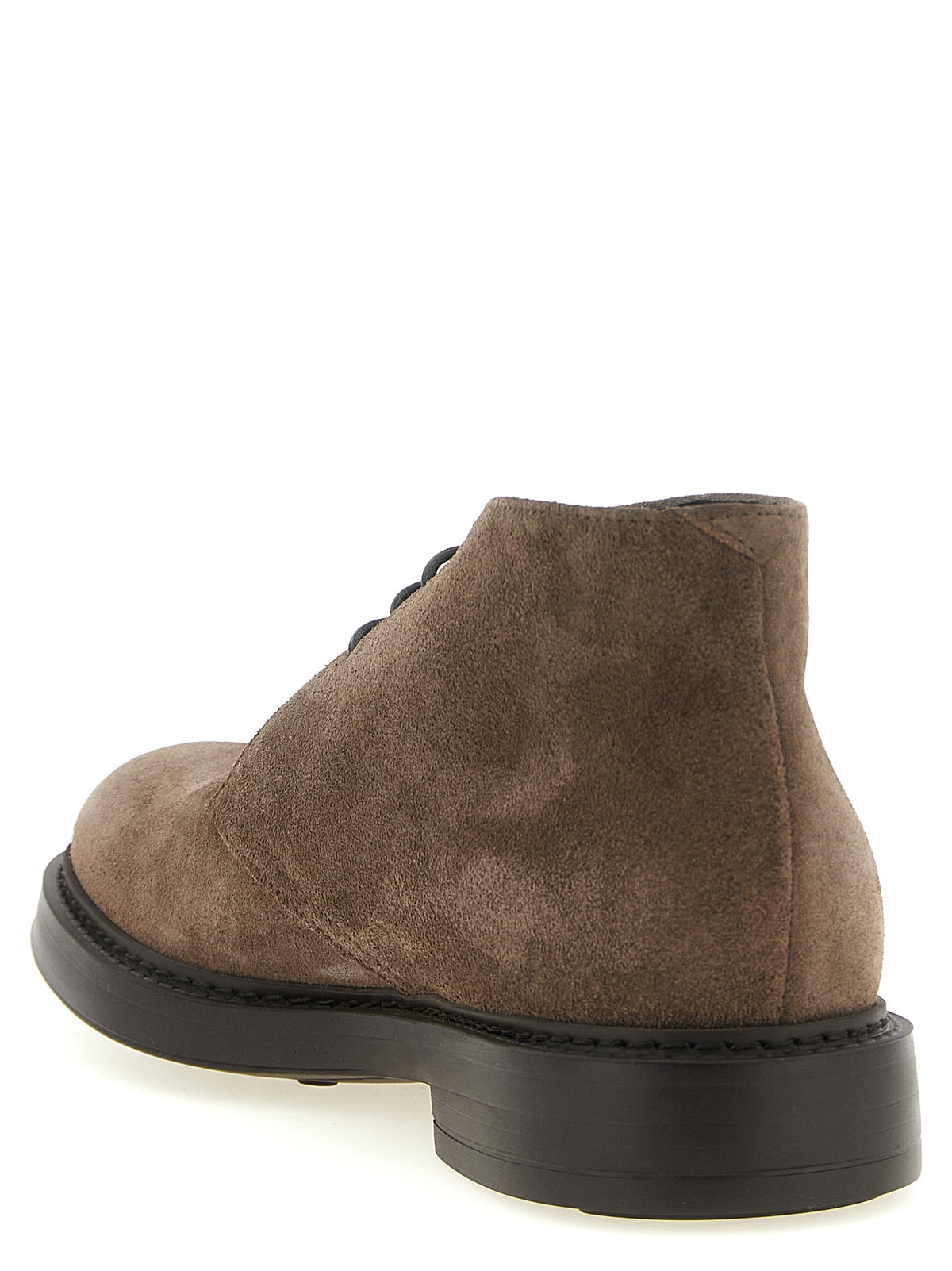 Doucal's Brown Goatskin Ankle Boots