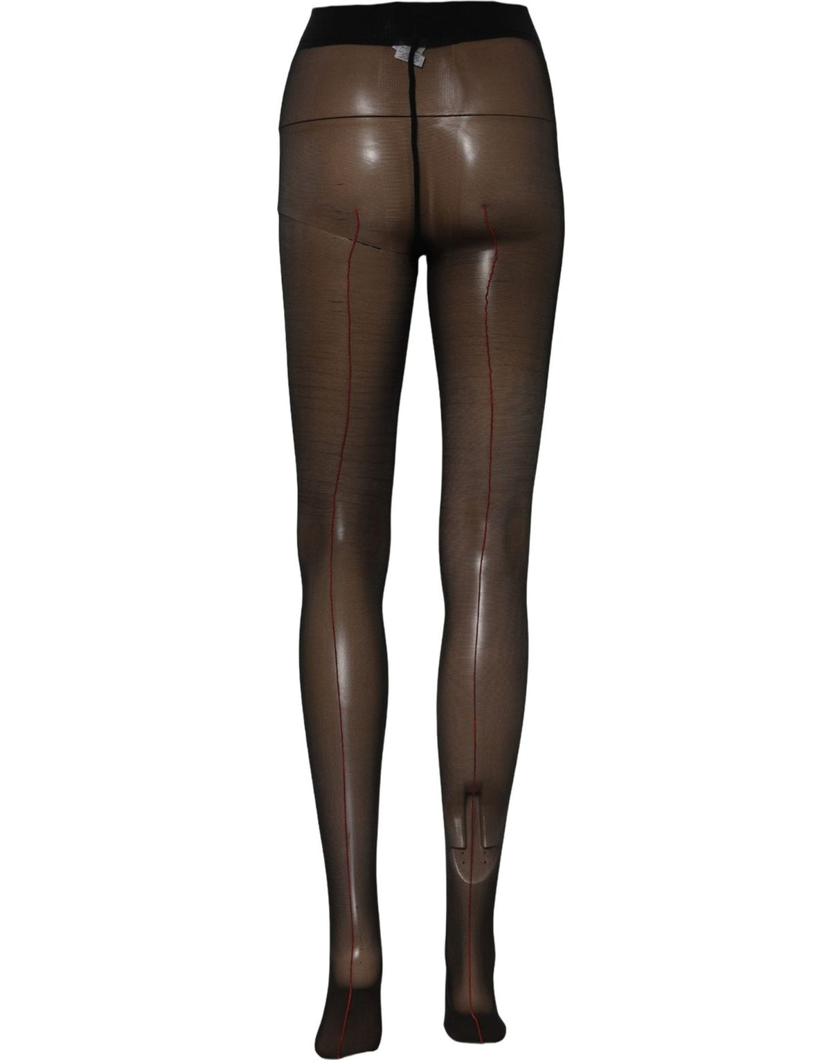 Dolce & Gabbana Schwarze Strumpfhose aus Nylon