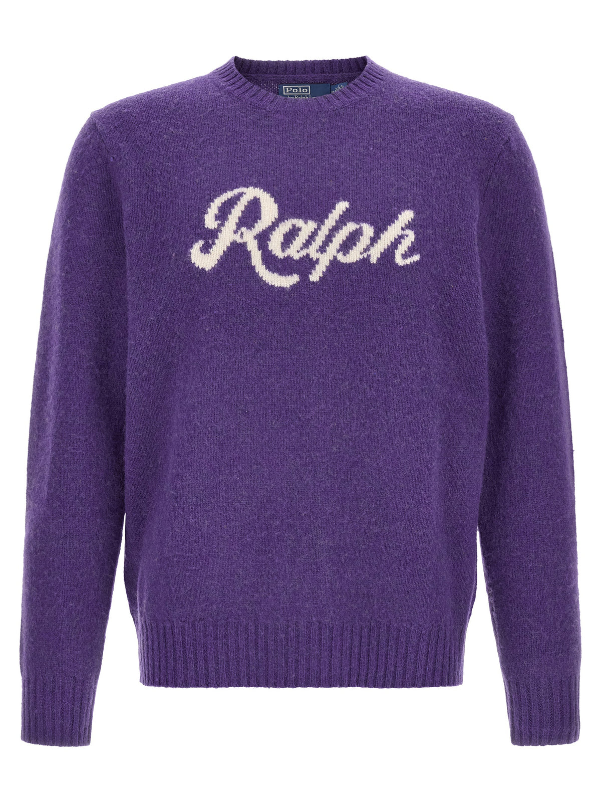 Polo Ralph Lauren Lila Wollstrickjacke