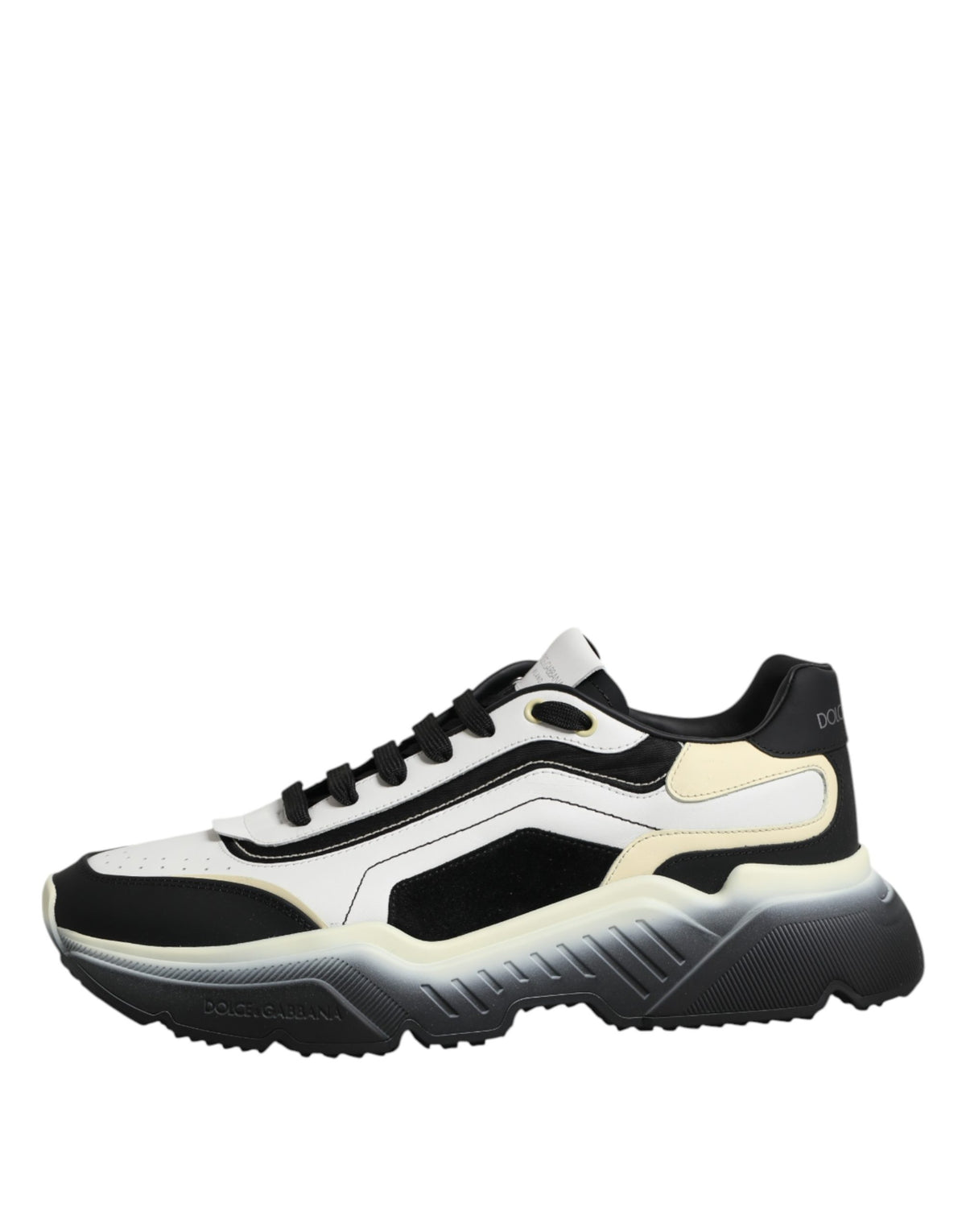 Dolce & Gabbana Daymaster Two-Tone Sneaker in Weiß und Schwarz