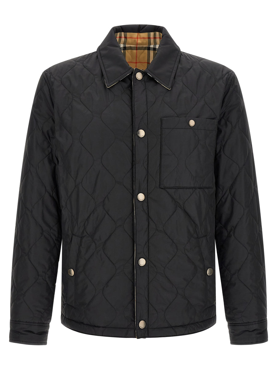 Burberry Black Full-Length Polyamide Jacket