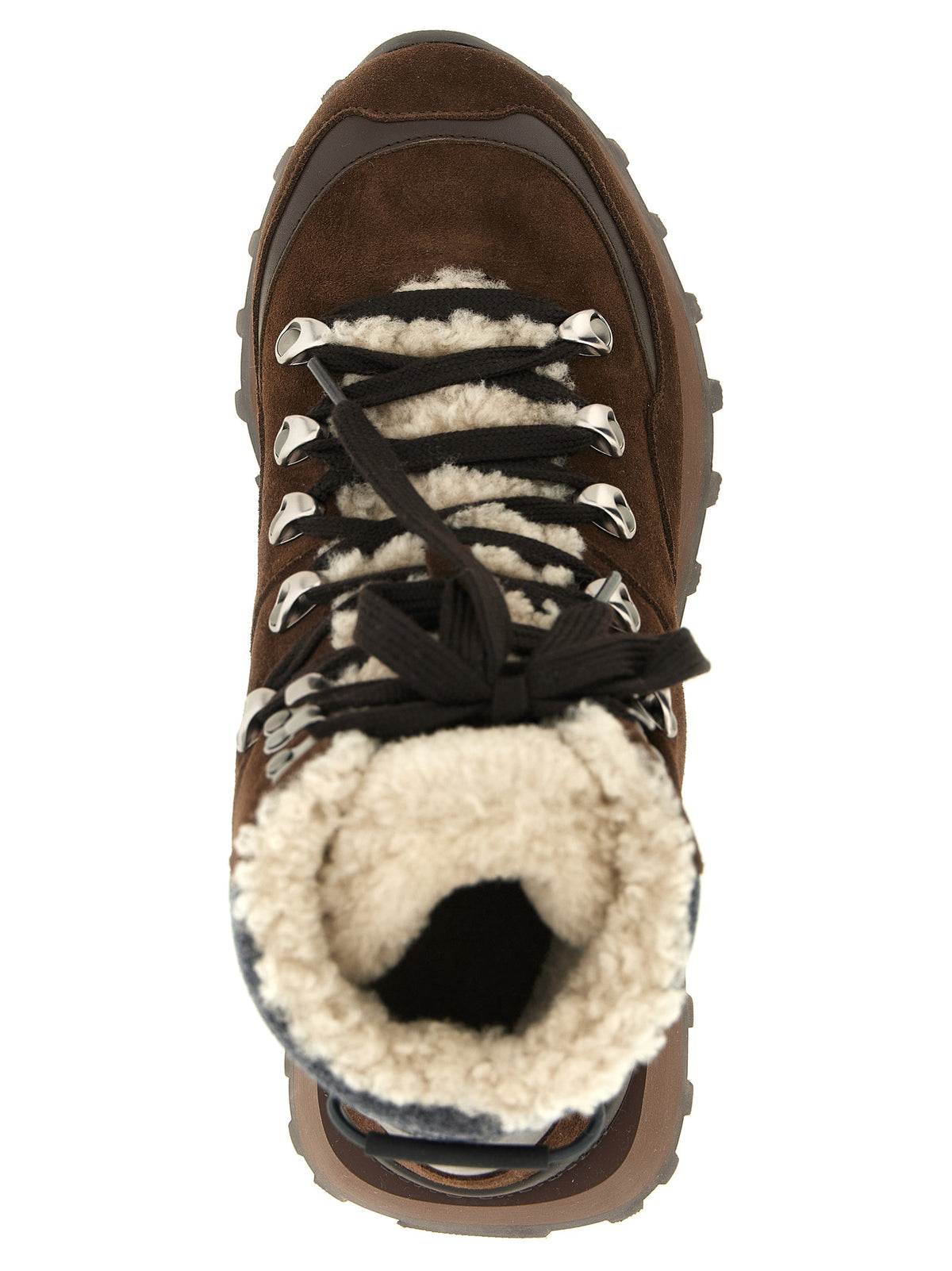 Brunello Cucinelli brown calfskin ankle boots