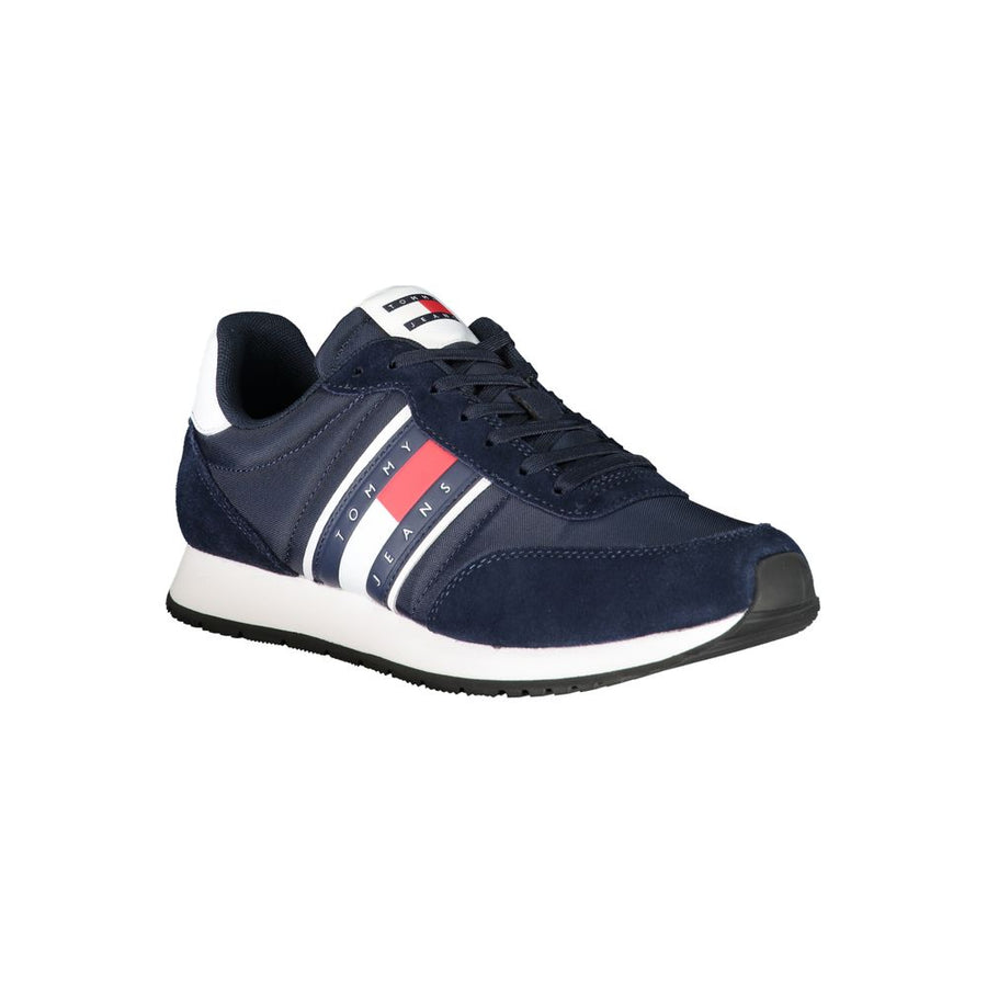 Tommy Hilfiger Men's Blue Polyester Sneakers