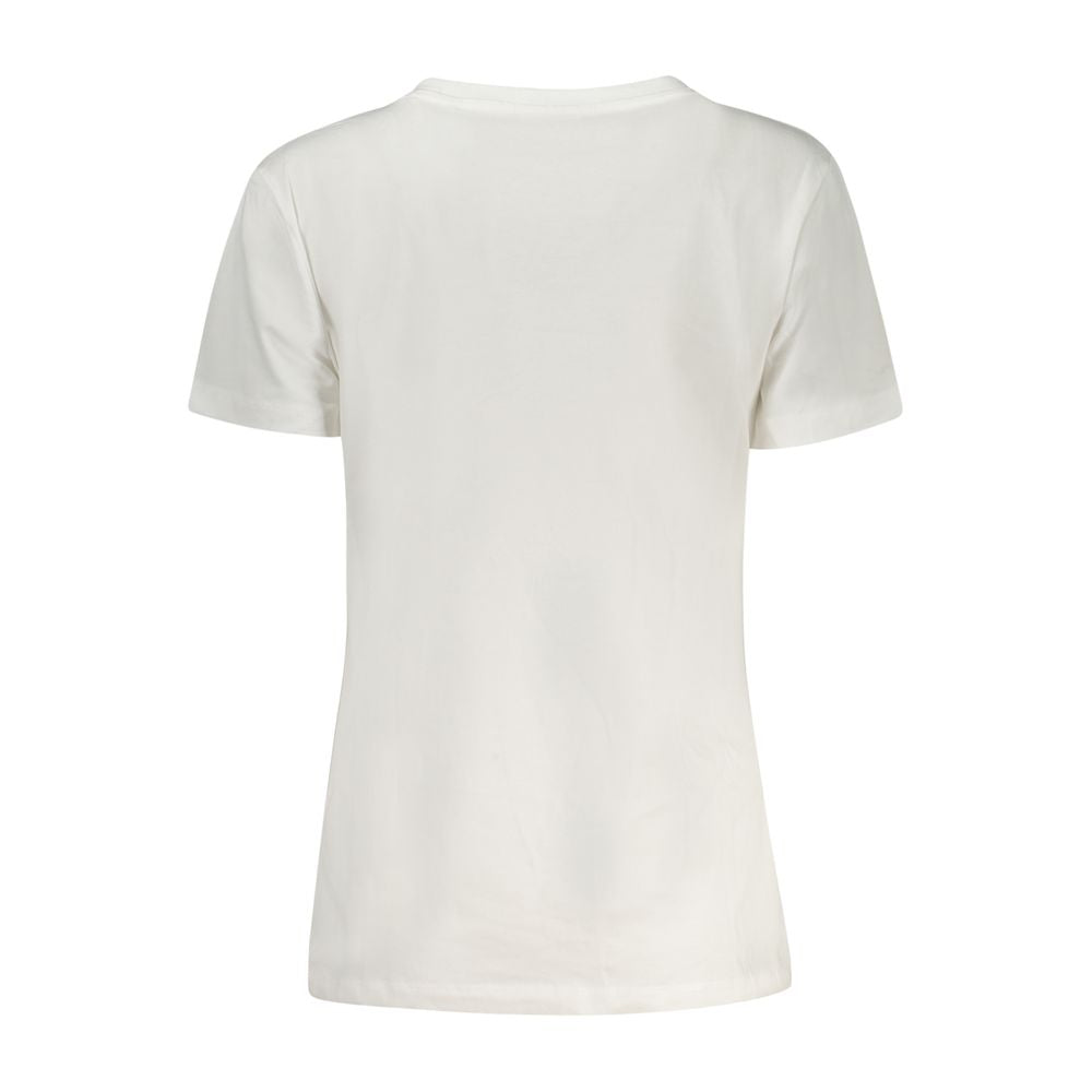 Guess Jeans Bianco Cotton Damen T-Shirt