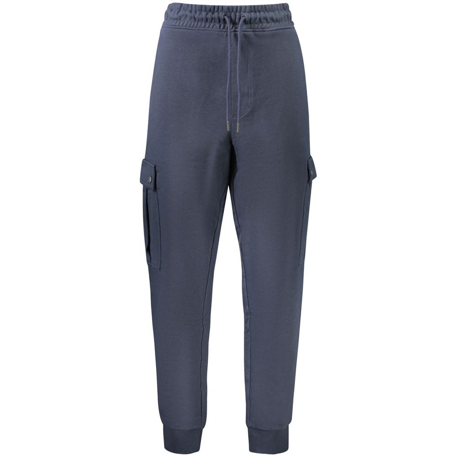 Hugo Boss Blue Cotton Trousers