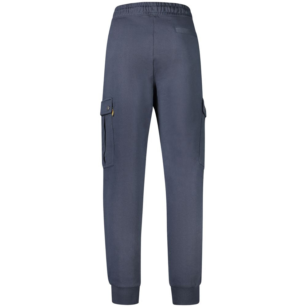 Hugo Boss Blue Cotton Trousers