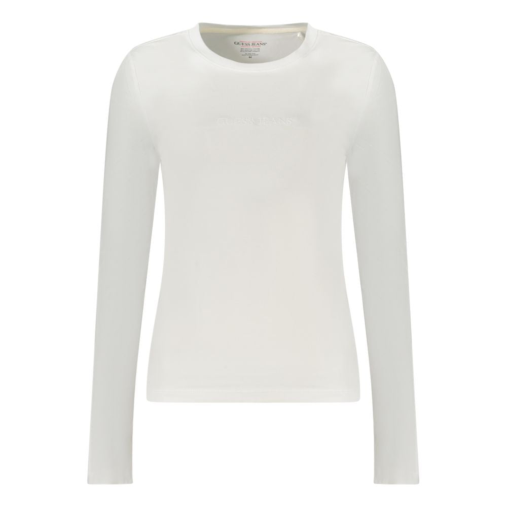 Guess Jeans Women's White Cotton T-Shirt