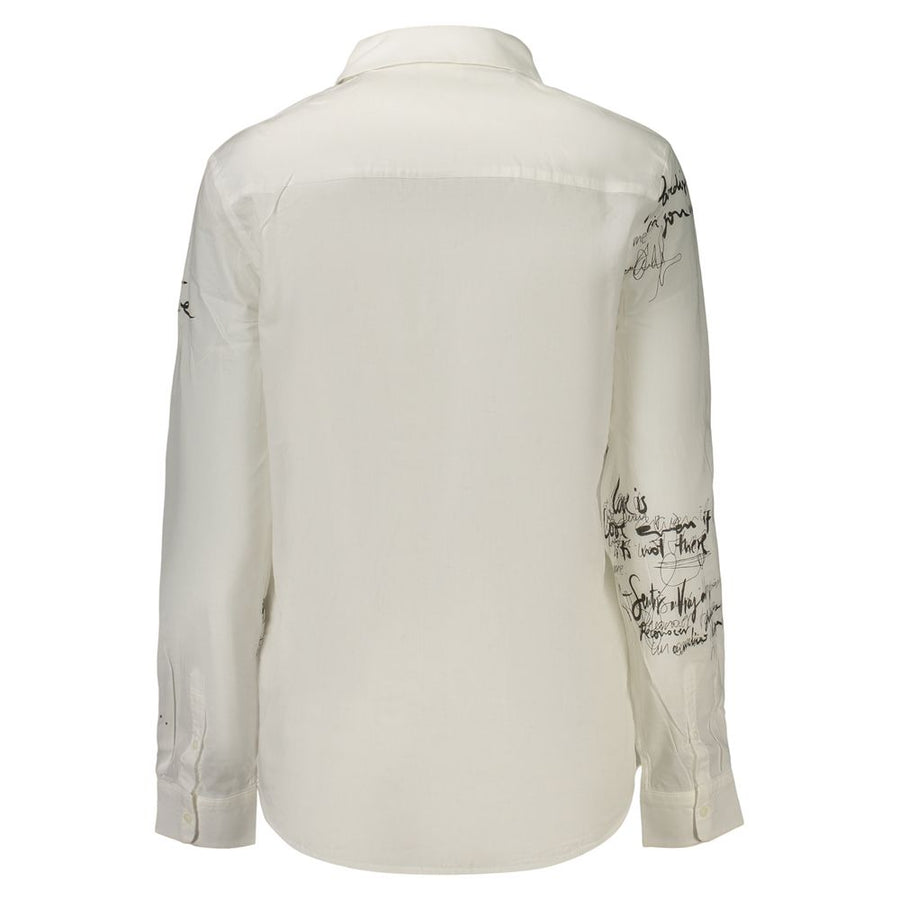 Desigual Women's White Cotton Shirt