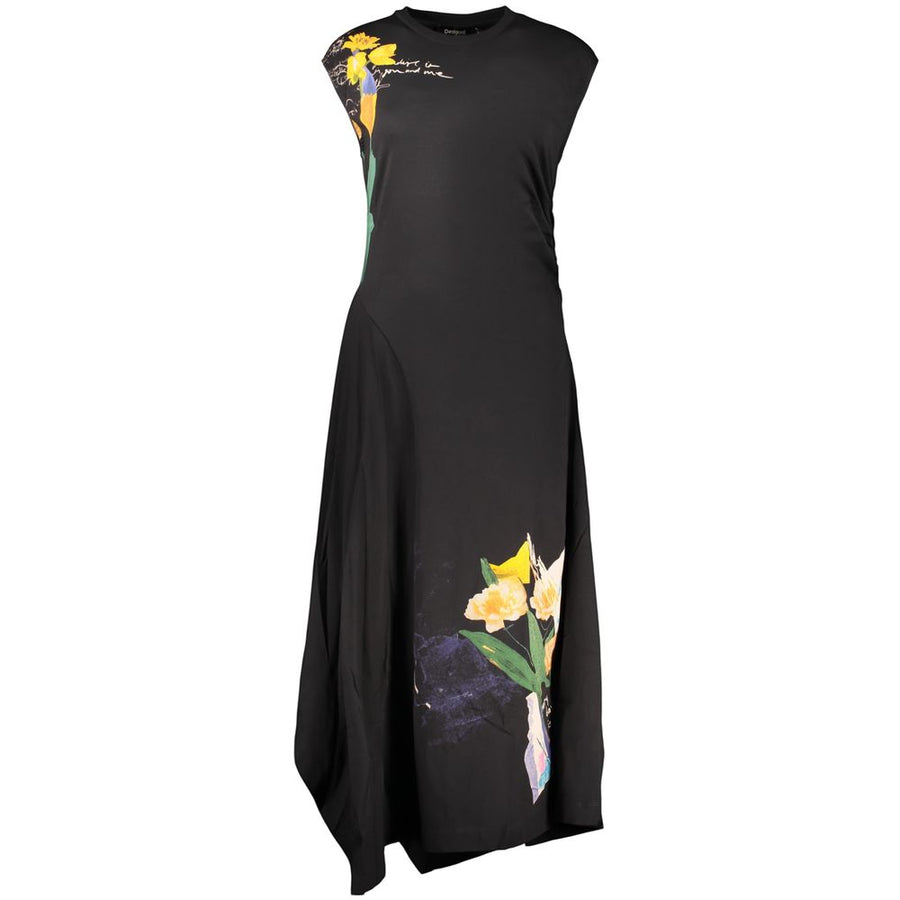 Desigual Black Cotton Dress
