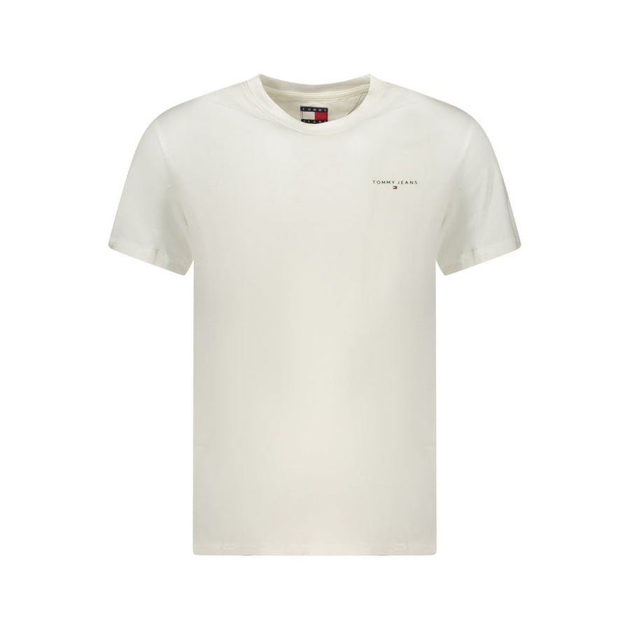 Tommy Hilfiger Weißes Herren-T-Shirt aus Baumwolle