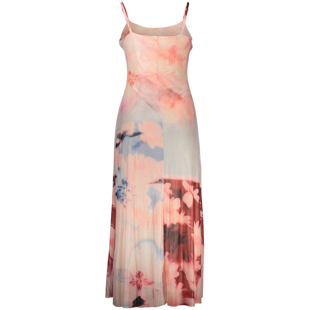 Desigual Pink Viscose Damenkleid