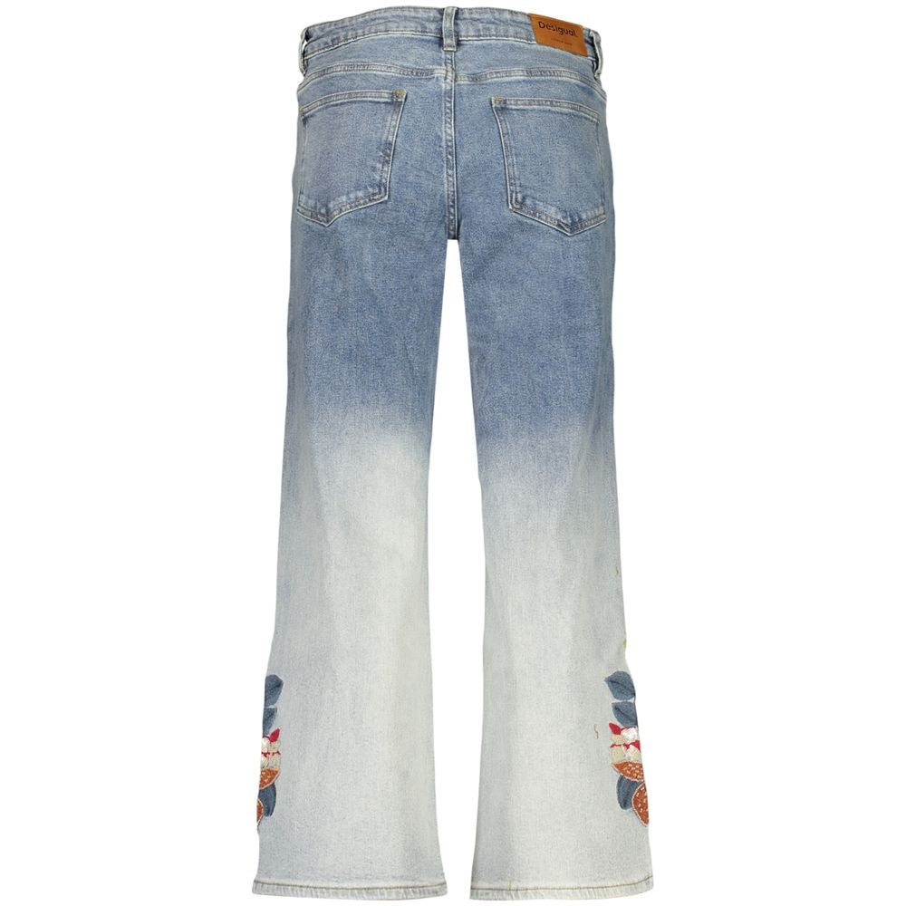 Desigual Azure Cotton Women's Jeans