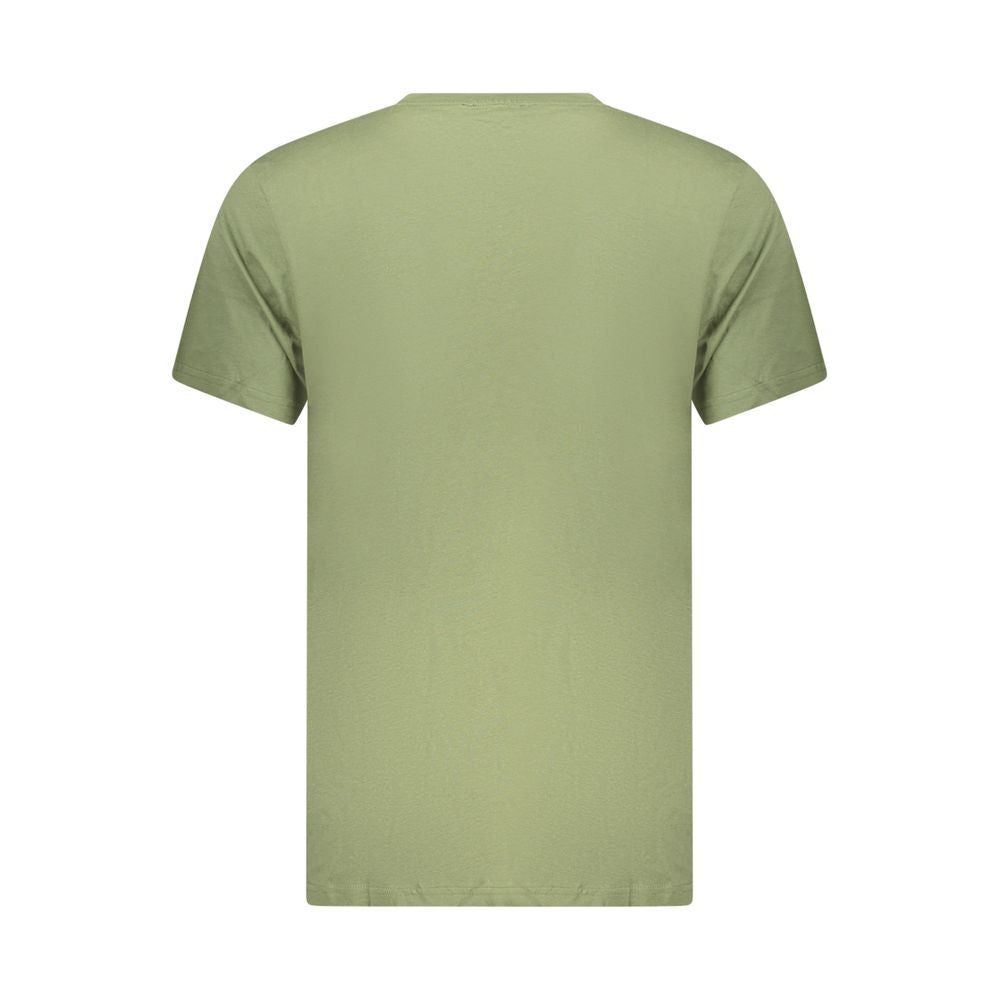 Cavalli Class Herren-T-Shirt aus Verde-Baumwolle