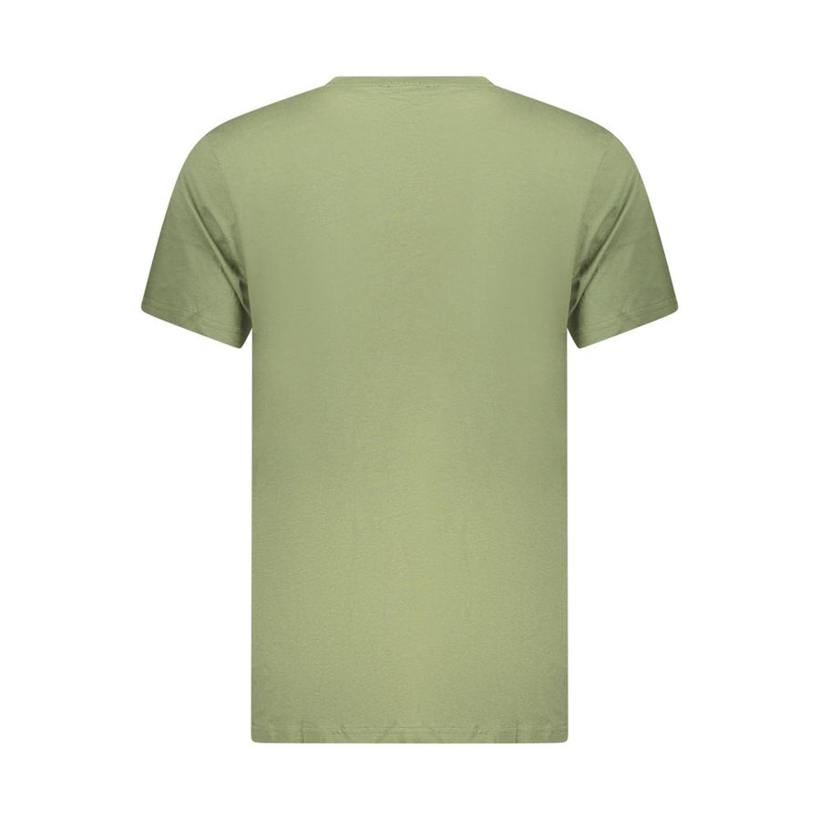 Cavalli Class Herren-T-Shirt aus Verde-Baumwolle