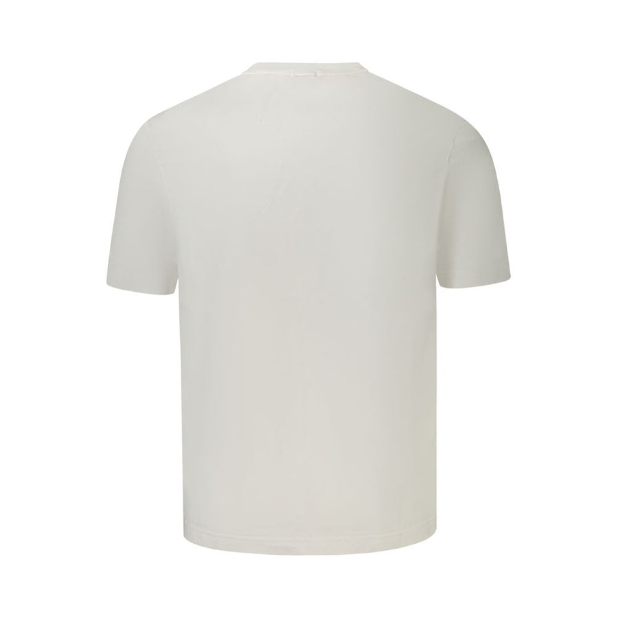 Hugo Boss Weißes Herren-T-Shirt aus Baumwolle