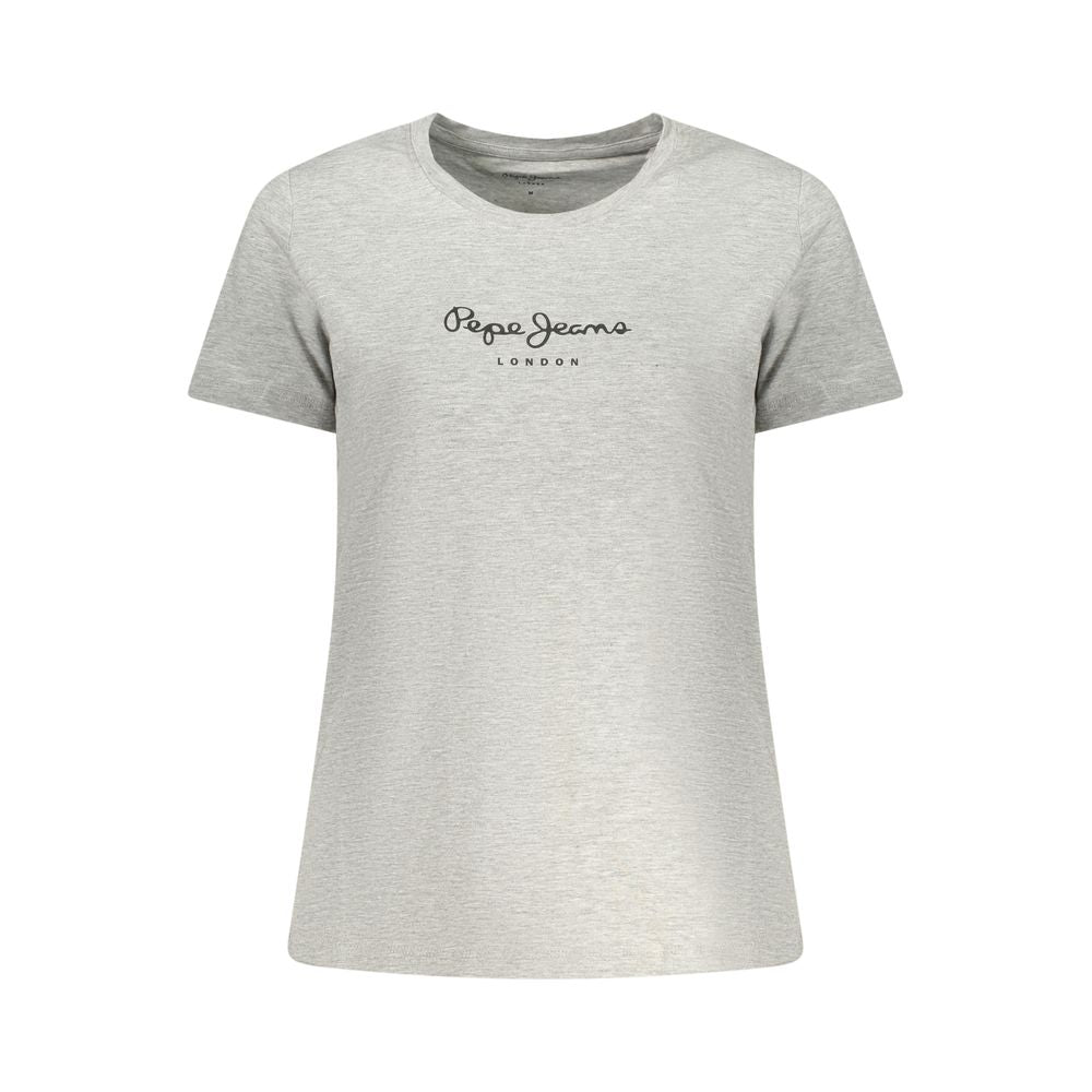Pepe Jeans Grey Cotton T-Shirt