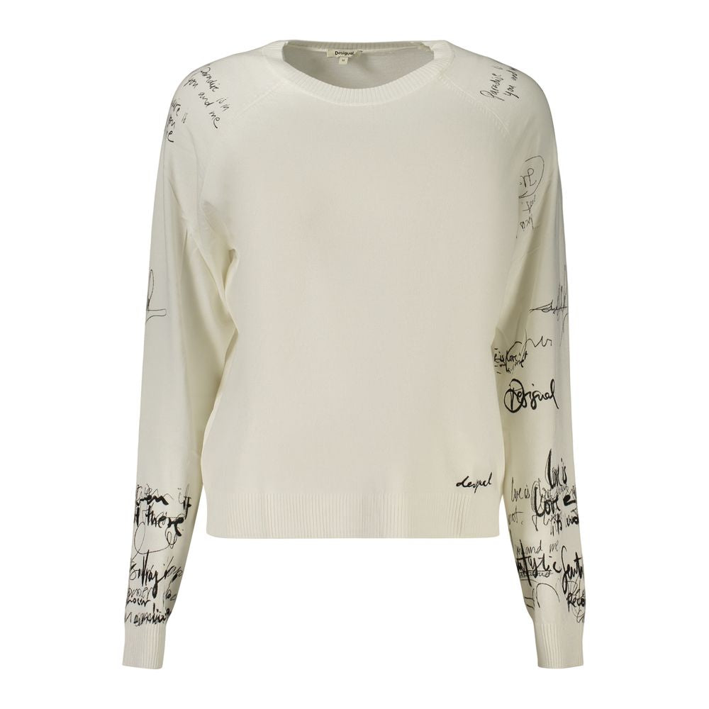 Desigual Weißer Sweatshirt aus Viskose