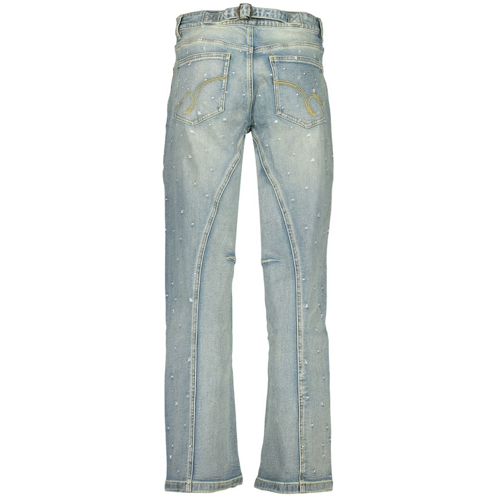 Desigual Blue Cotton Denim Jeans