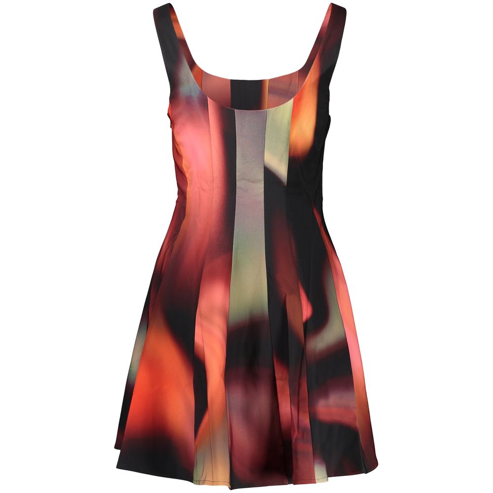 Desigual Schwarzes Freizeitkleid aus Polyester