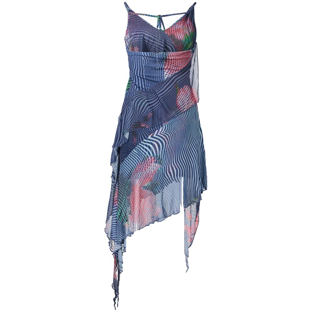 Desigual Blaues Freizeitkleid aus Polyester