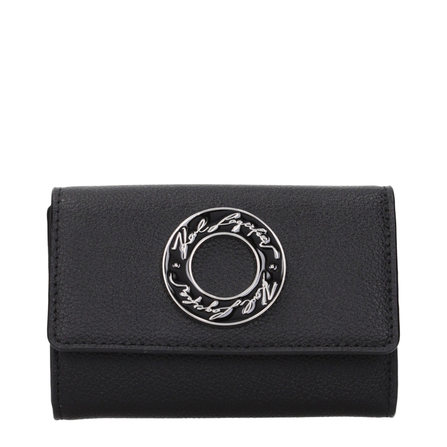 Karl Lagerfeld Black Polyester Wallet