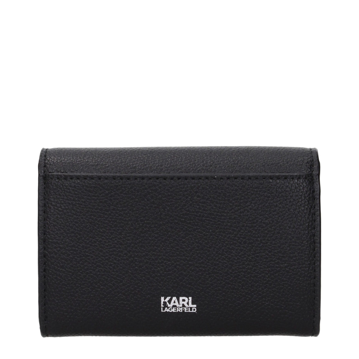 Karl Lagerfeld Schwarzes Portemonnaie aus Polyester