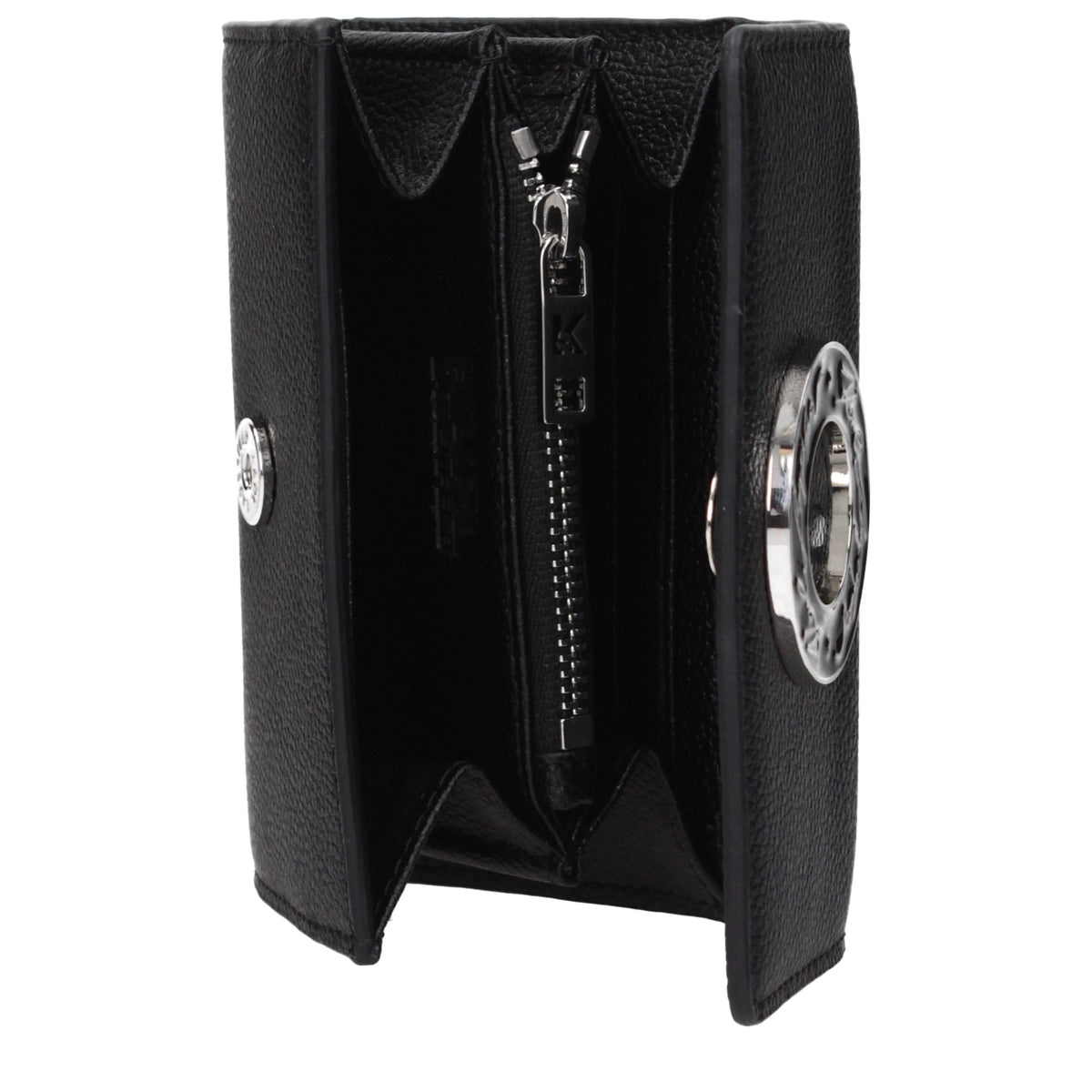 Karl Lagerfeld Schwarzes Portemonnaie aus Polyester