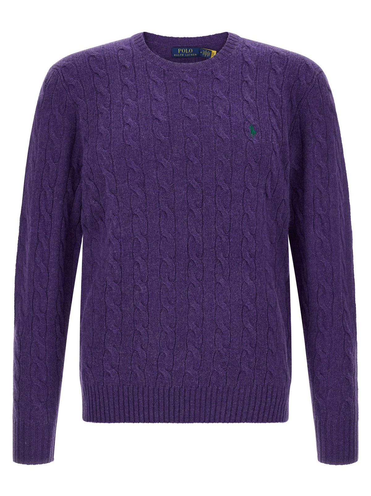 Polo Ralph Lauren Lila Wollstrickjacke