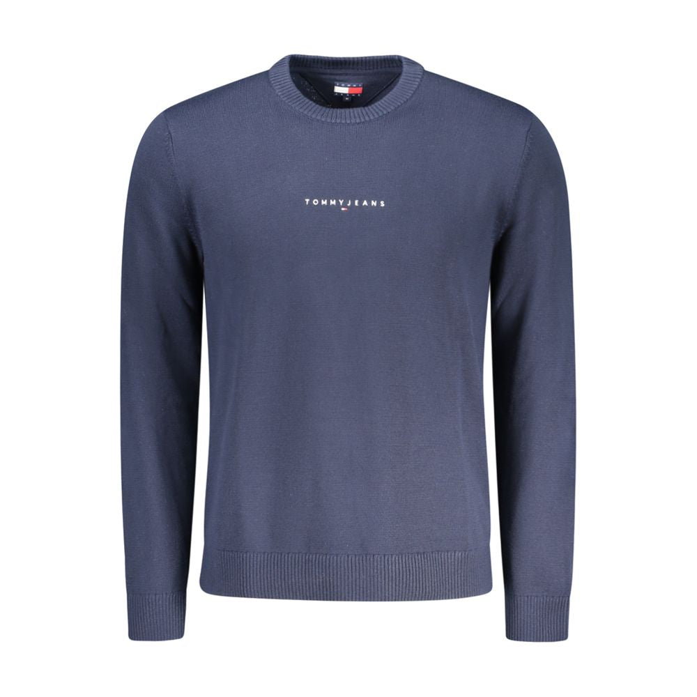 Tommy Hilfiger Blauer Herrenpullover aus Polyester