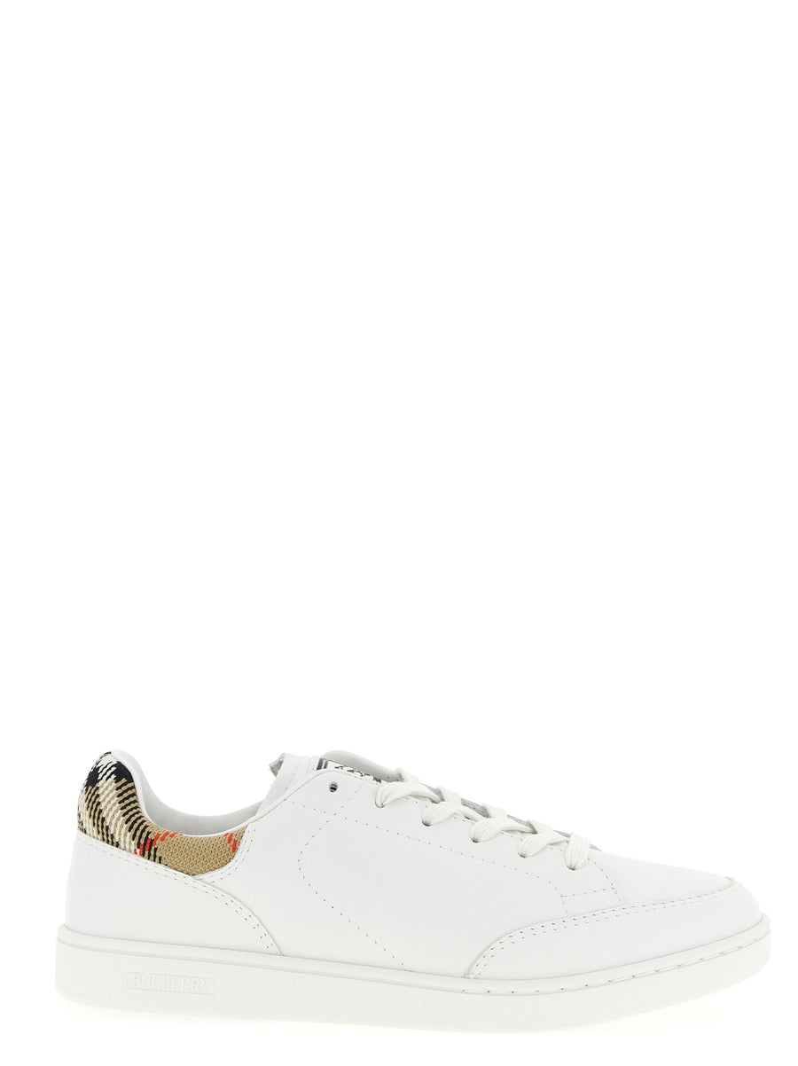 Burberry Multicolor Calf Leather Low-Top Sneakers
