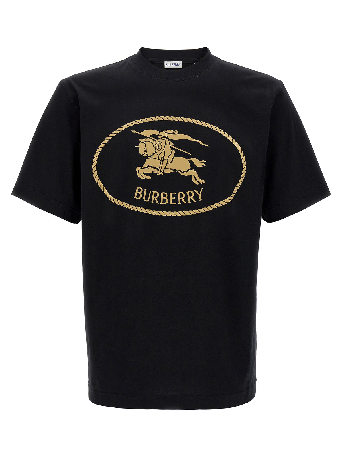 Burberry Schwarzes Baumwoll-T-Shirt